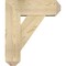 Ekena Millwork Traditional Craftsman Rough Sawn Bracket w/ Offset Brace, Douglas Fir, 8"W x 22"D x 26"H BKT0806X22X26TRA04RDF - alternate 3